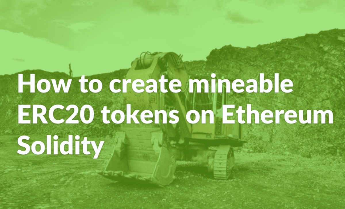 how to create mineable cryptocurrency