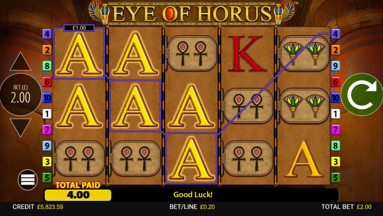 Eye of Horus slot screenshot