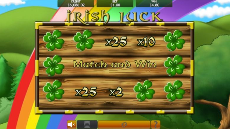 Irish luck slot screenshot