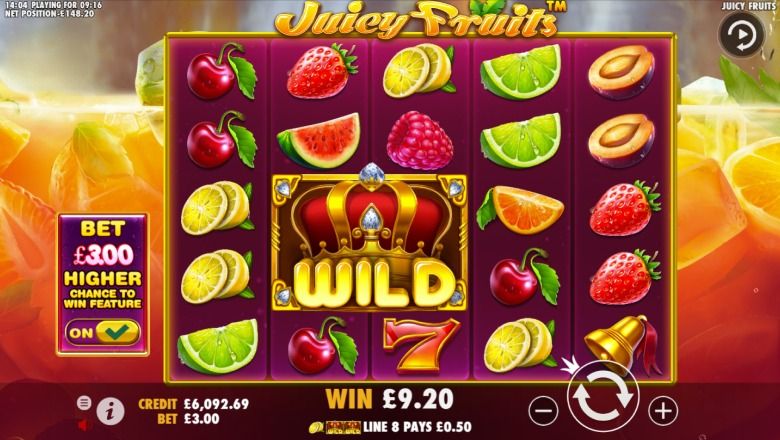 Play Juicy Fruits Slot | 96.51% RTP | Real Money Games