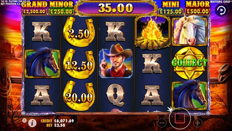 Play Mustang Gold Slot | 96.53% RTP | Real Money Games