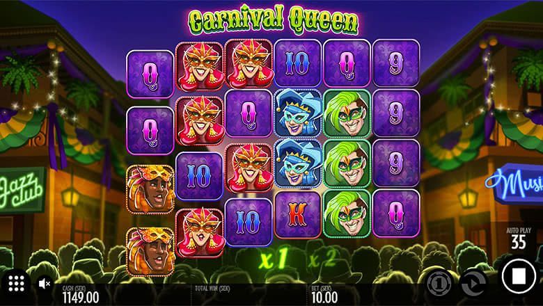Carnival Queen slot screenshot