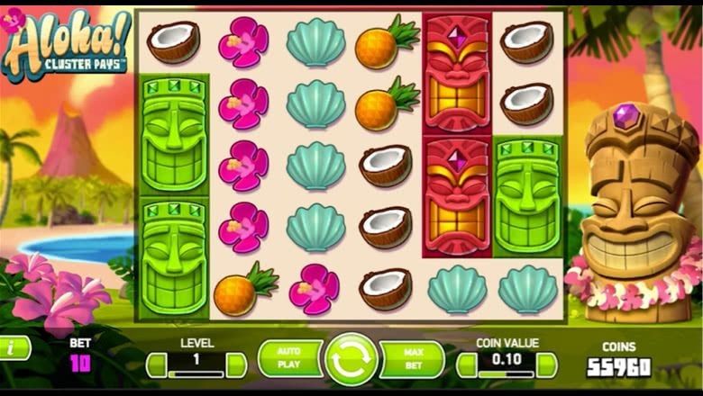 Aloha Cluster Pays slot screenshot