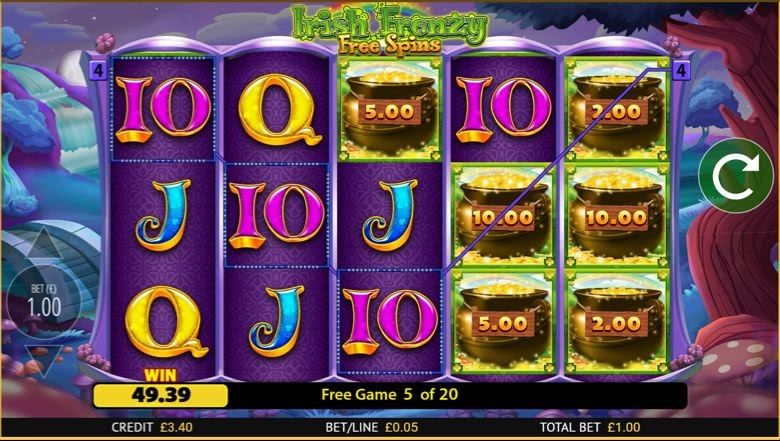 Irish Frenzy  slot screenshot