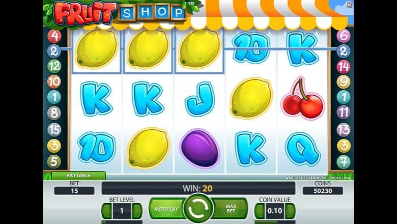 Fruit Shop slot screenshot