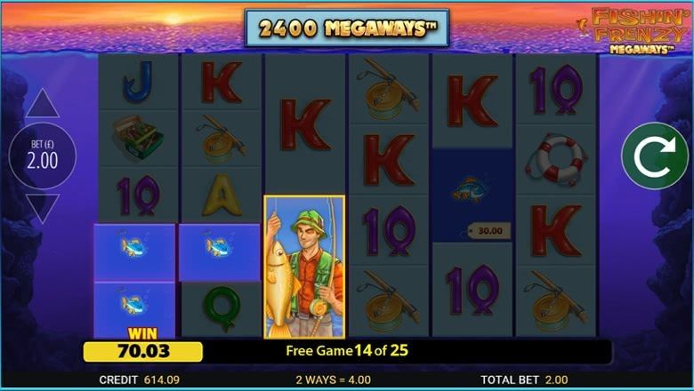 Fishin Frenzy Megaways slot screenshot