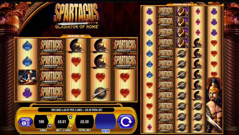 Spartacus slot screenshot
