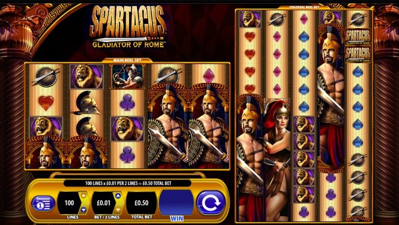 Spartacus slot screenshot
