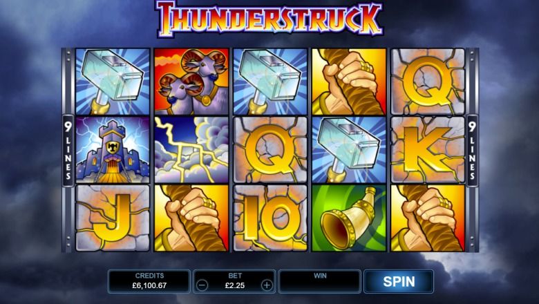 Thunderstruck slot screenshot