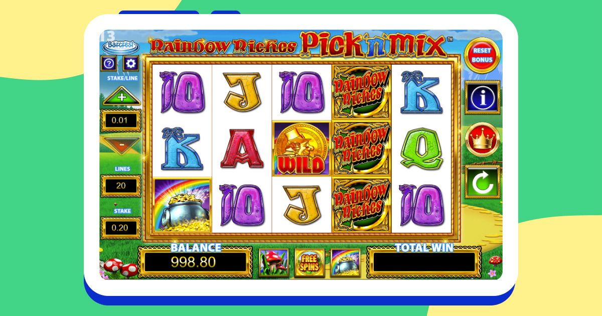 Rainbow Riches Pick 'n' Mix Free Play, Barcrest
