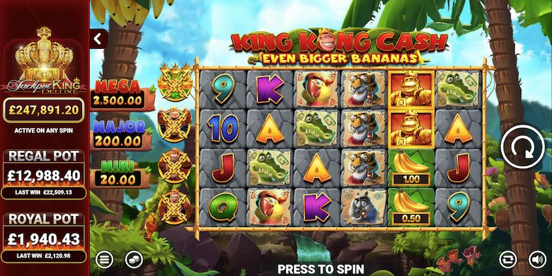 king kong cash slot game mrq online casino mr q jackpot games