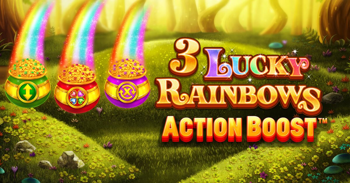 Play 3 Lucky Rainbows Action Boost Slot 96.27 RTP Online Casino Games