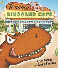 Trouble at the Dinosaur Cafe - Jacket