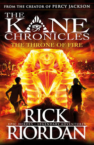 The Throne of Fire (The Kane Chronicles Book 2) - Jacket