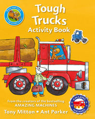 Amazing Machines Tough Trucks Activity Book - Jacket