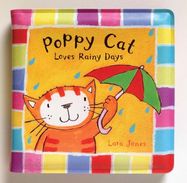 Poppy Cat Bath Books: Poppy Cat Loves Rainy Days - Jacket