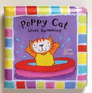 Poppy Cat Bath Books: Poppy Cat Loves Swimming - Jacket