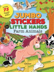 Jumbo Stickers for Little Hands: Farm Animals - Jacket