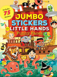 Jumbo Stickers for Little Hands: Funny Faces - Jacket