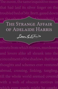 The Strange Affair of Adelaide Harris - Jacket