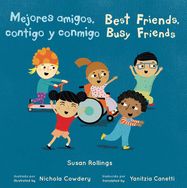 Mejores amigos, contigo y conmigo/Best Friends, Busy Friends 8x8 edition - Jacket