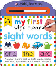 My First Wipe Clean Sight Words - Jacket
