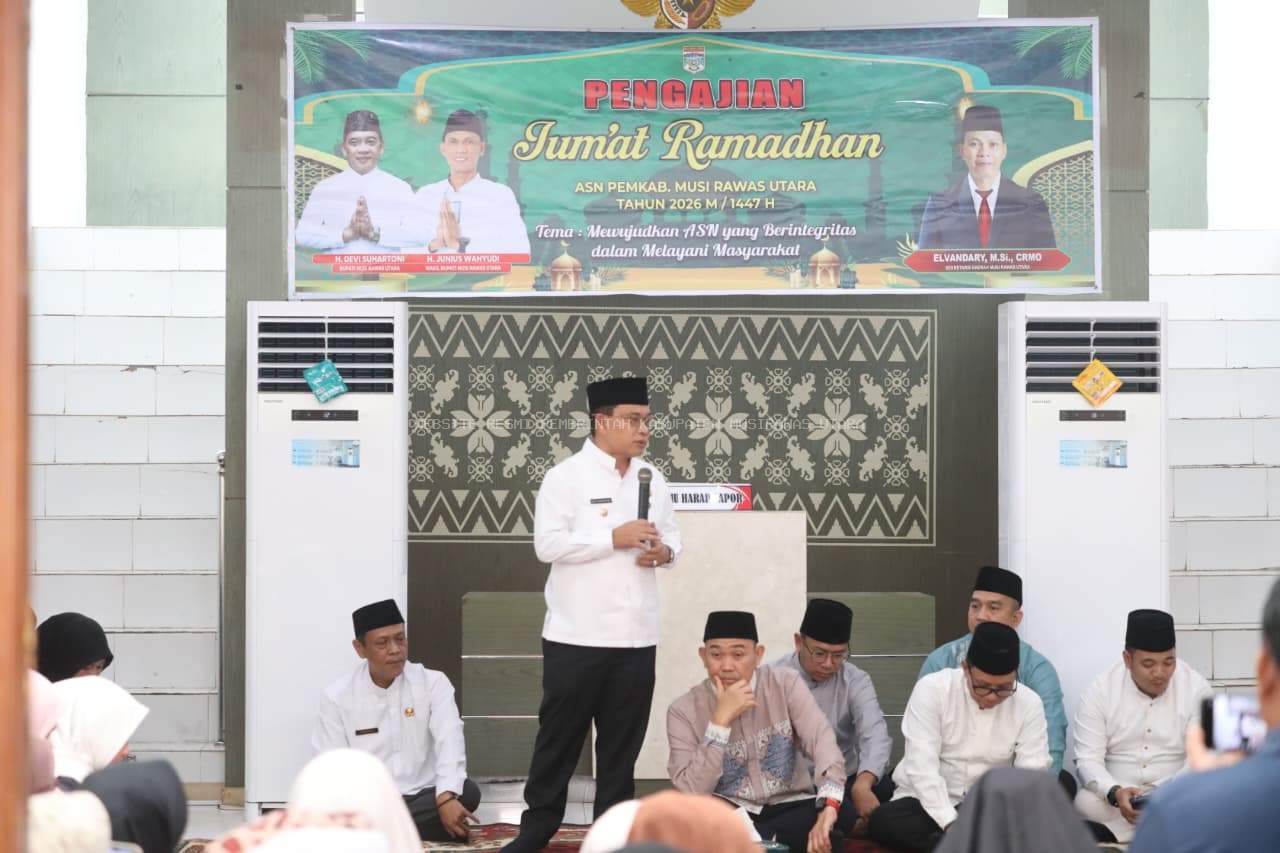 Memperkuat Spiritualitas Aparatur Bupati Hadir Bersama ASN Dengan Pengajian Jum'at Bulan Suci Ramadhan