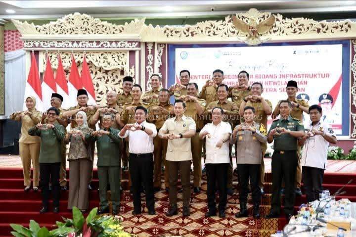 Wabup Muratara Hadiri Rakor Infrastruktur Bersama Menko AHY Dorong Percepatan Pembangunan Sumsel 