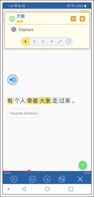 Learn Chinese on the LingQ mobile app