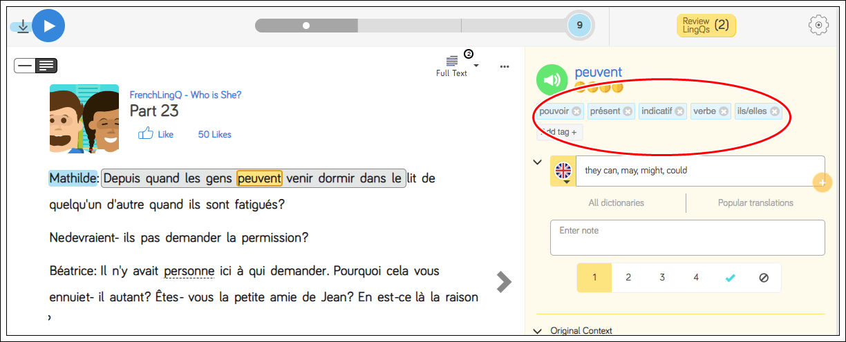Learn languages on LingQ