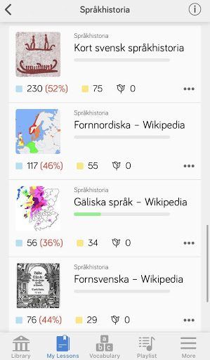 Learn Swedish on the LingQ mobile app
