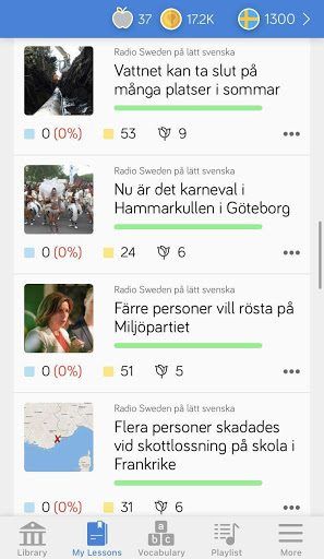 Learn Swedish on the LingQ mobile app