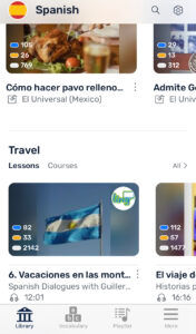 LingQ 5.0 mobile app content 