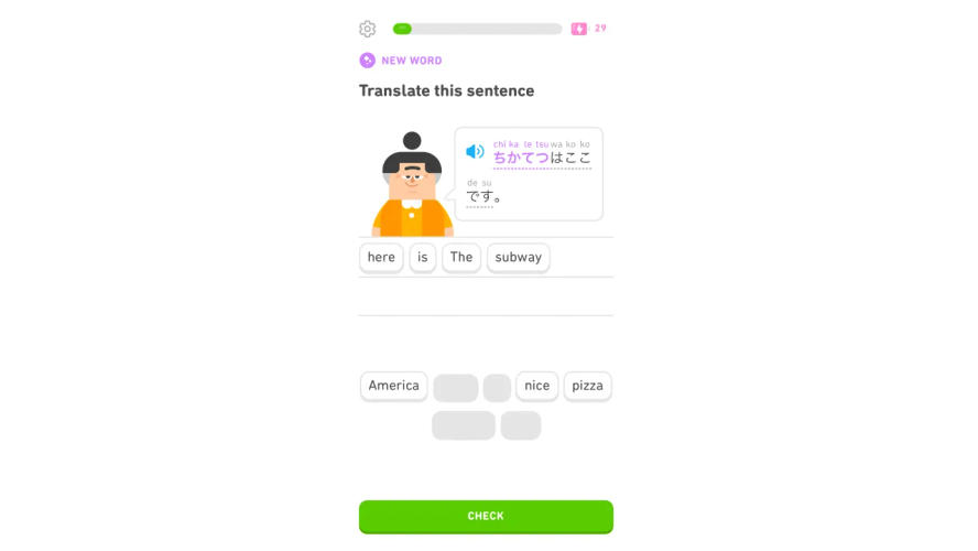 Duolingo app screenshot