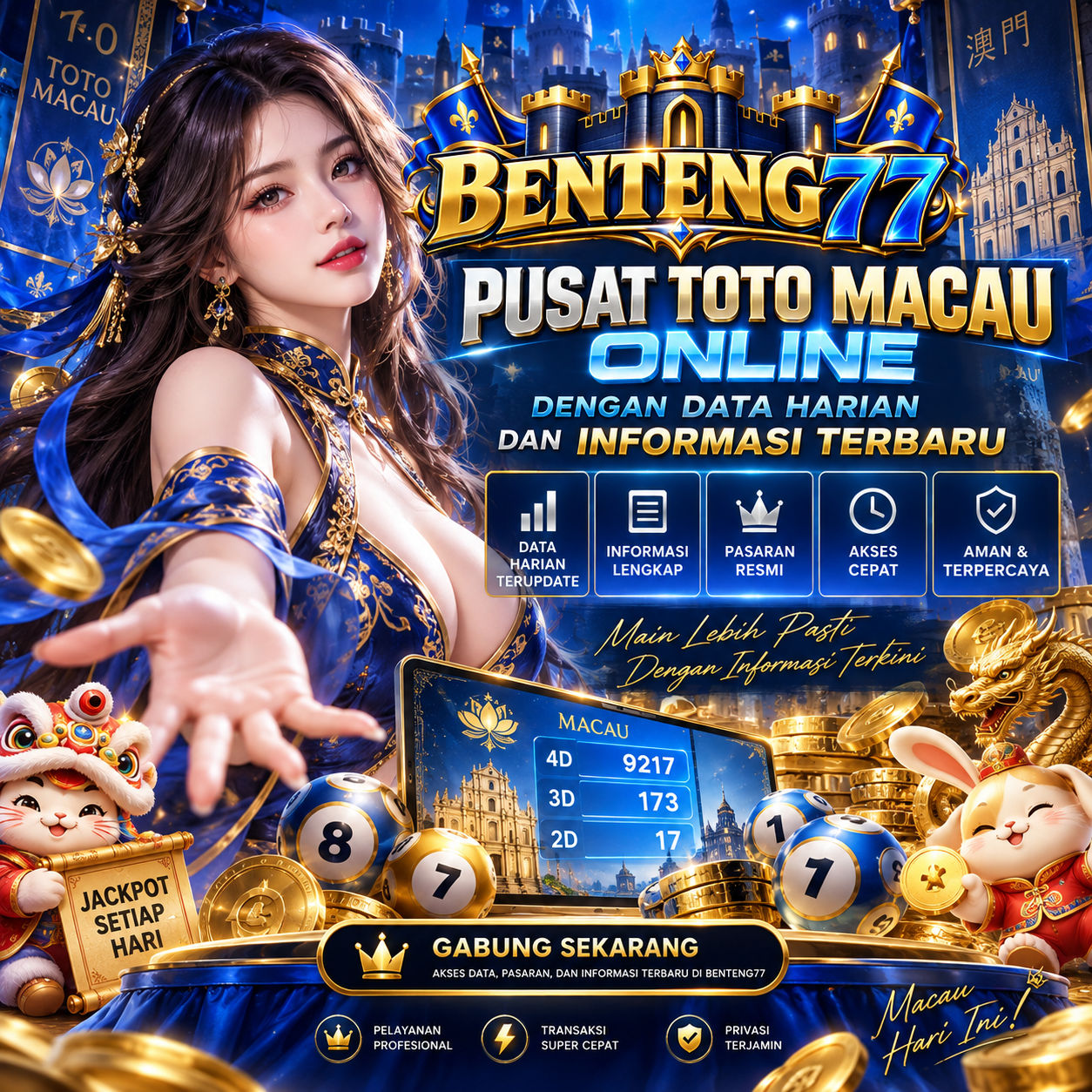 BENTENG77 Data Harian Toto Macau Online