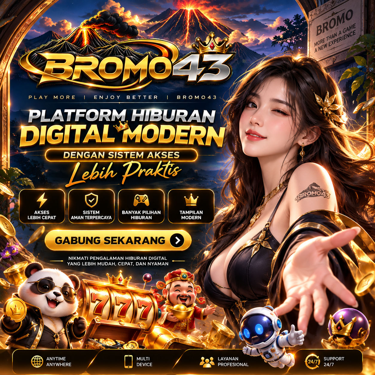 BROMO43 - Platform Hiburan Digital Modern dengan Sistem Akses Lebih Praktis