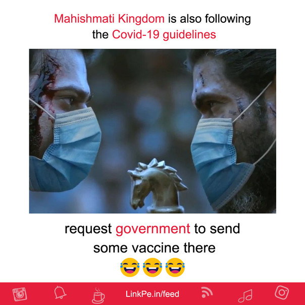 Request government to send some vaccine there