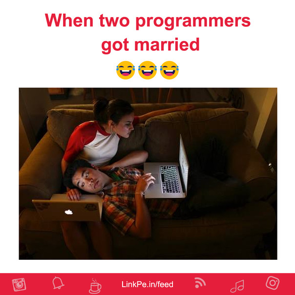 When two programmers got married