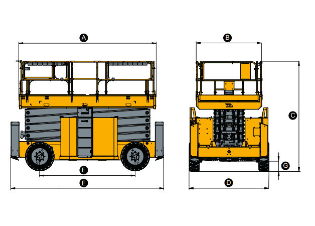 VERTIKALNA DIESEL PLATFORME 18 mt slika