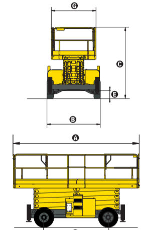 VERTIKALNA DIESEL PLATFORME 15 mt slika