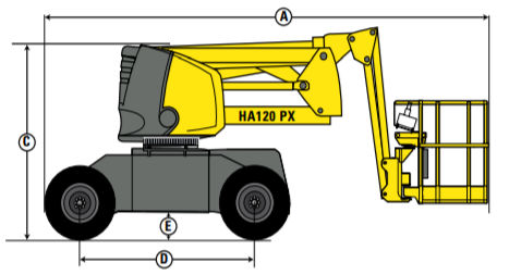 HAULOTTE ZGLOBNA DIESEL PLATFORMA 12.4 mt slika