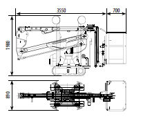 EASY LIFT zglobna platforme na gusjenicama PAUK 12 mt   slika