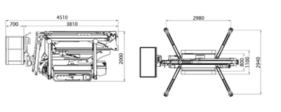 EASY LIFT zglobna platforme na gusjenicama PAUK 15 mt  