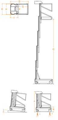 FARAONE ELEVAH 65 lagana radna platforma 6,6 mt radne visina