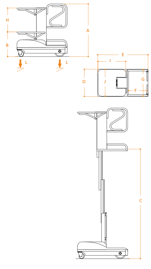 FARAONE ELEVAH 51 MOVE PICKING lagana radna platforma 5.1 mt radne visina slika