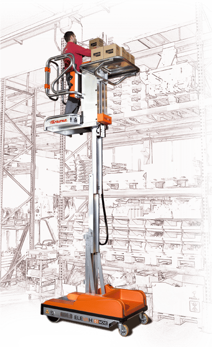 FARAONE ELEVAH 51 MOVE PICKING lagana radna platforma 5.1 mt radne visina slika