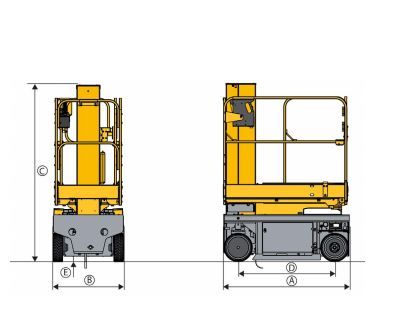 HAULOTTE VERTIKALNA PLATFORME STAR 8 S slika