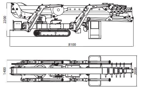 EASY LIFT teleskopska platforma na gusjenicama PAUK 42 mt   slika