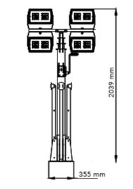 Svijetleći toranj MT 55 PRO 01 slika