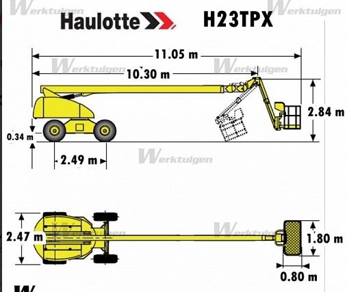 TELESKOPSKA PLATFORMA HAULOTTE H23 PPX slika